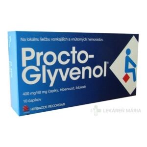 Procto-Glyvenol čapíky 10 ks