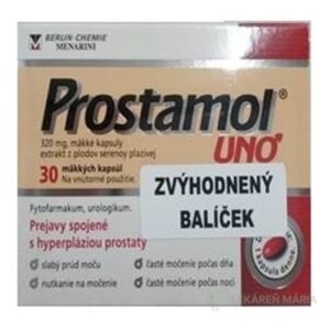 Prostamol uno (60 + 30) balíček cps 320 mg 60 ks (ŠÚKL: 59711) + 30 ks (ŠÚKL: 59710)