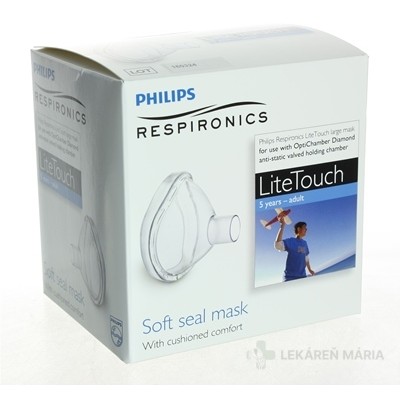 RESPIRONICS LiteTouch MASKA inhalačná - veľká nad 5 rokov a dospelých