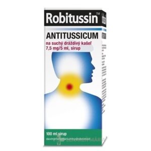 Robitussin ANTITUSSICUM sirup) na suchý dráždivý kašeľ 100 ml