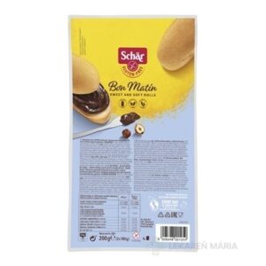 Schär BON MATIN žemle bezgluténové sladké pečivo 4 ks 200 g