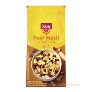 Schär Fruit Müsli bezgluténové müsli s ovocím 375 g