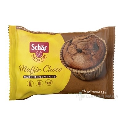 Schär MUFFIN CHOCO jemné pečivo bezgluténové