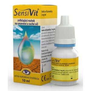 SensiVit unavené suché oči (očná roztoková instilácia) 10 ml