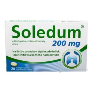 Soledum 200 mg mäkké gastrorezistentné kapsuly kapsule 20 ks