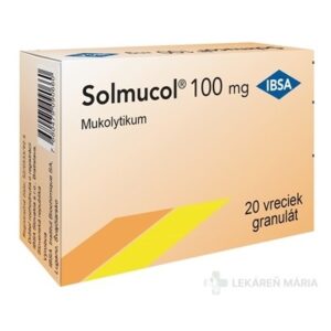 Solmucol 100 mg granulát (vrecúška) 20x15g
