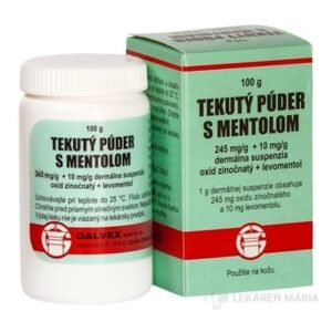 TEKUTÝ PÚDER S MENTOLOM 100 g