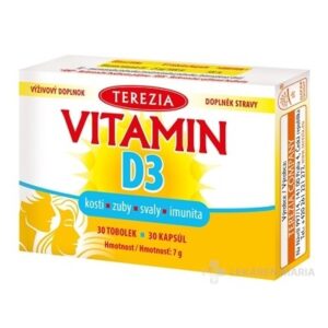 TEREZIA VITAMÍN D3 1000 IU kapsule 30 ks