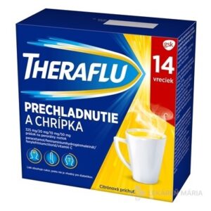 THERAFLU Prechladnutie a chrípka horúci nápoj 14 vreciek