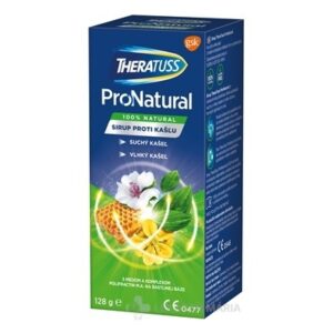 THERATUSS ProNatural sirup na suchý a vlhký kašeľ s odmerkou 128 g
