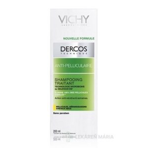 VICHY DERCOS ANTI-PELLICULAIRE Šampón proti suchým lupinám suché vlasy 200 ml