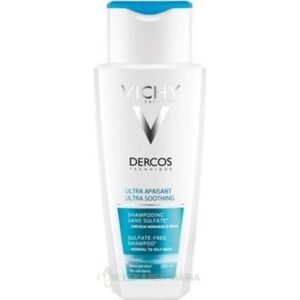 VICHY DERCOS ULTRA SOOTHING Sensitive gras šampón na mastné vlasy 200 ml