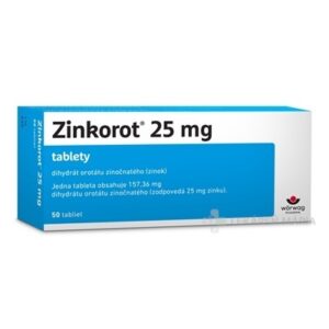Zinkorot tablety 25 mg 50 ks