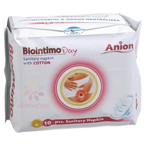 biointimo anion day damske denne hygienicke vlozky s kridelkami 10ks