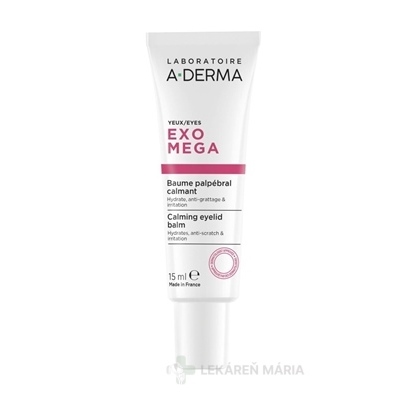 A-DERMA EXOMEGA Upokojujúci balzam na očné okolie