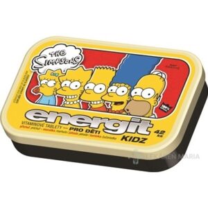 energit KIDZ vitamínové tablety s príchuťou marhuľa jahoda čučoriedka 42 ks