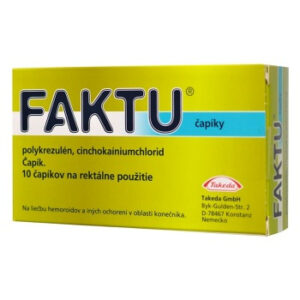 FAKTU čapíky 100 mg/25 mg 10 ks