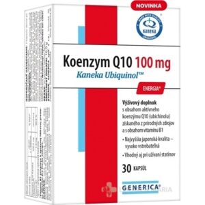 GENERICA Koenzym Q10 100 mg Kaneka Ubiquinol