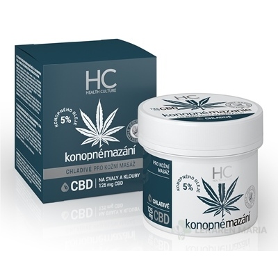 Health Culture Konopné mazanie chladivé s CBD