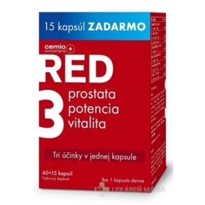 CEMIO RED3 CPS 60+15 ZADARMO (75 KS) 75 KS
