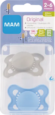 mam silikonovy cumlik original chlapec 2 6 m