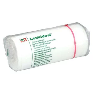 LENKIDEAL obväz elastický krátkoťažný 12cm x 5m 1 kus