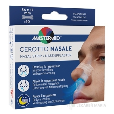 MASTER AID CEROTTO NASALE Nosové náplasti