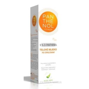 omega PANTHENOL 9% ALOE VERA telové mlieko po opaľovaní 250 ml