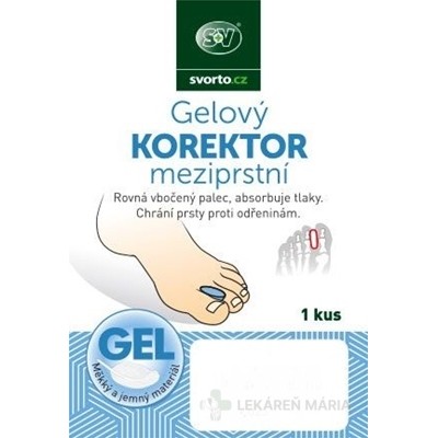svorto Gélový KOREKTOR medziprstový 101 veľkosť M