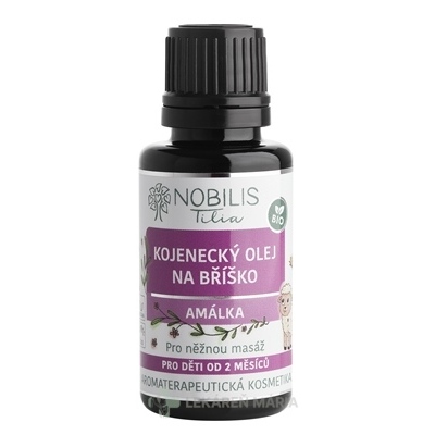 NOBILIS Tilia BIO Dojčenský olej na bruško Amálka